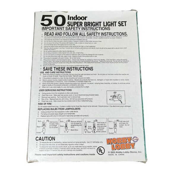 VTG Classic Colors Decorator Light Set NEW Royal PURPLE 17’ Hobby Lobby 2 Boxes - Picture 2 of 7